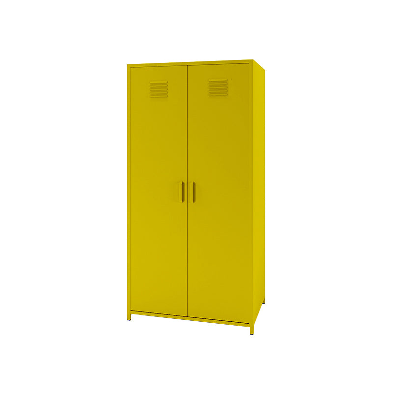 66.5"H Contemporary Wardrobe Armoire with Adjustable Shelves Hinged Wardrobe Closet