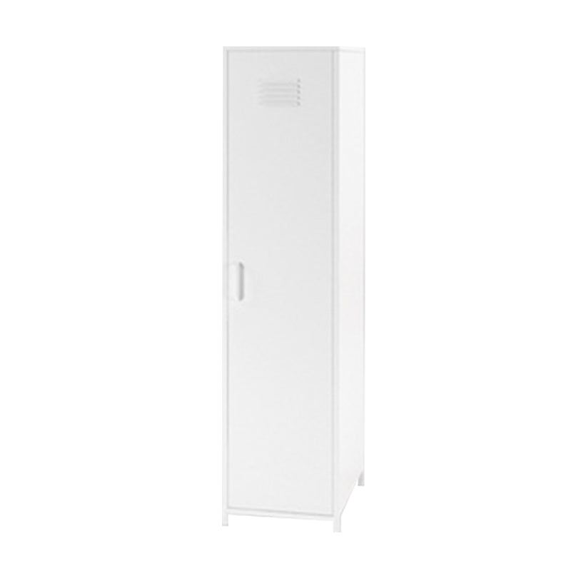 1-Door Wardrobe Closet 66.5"H Contemporary Steel Wardrobe Armoire with Legs