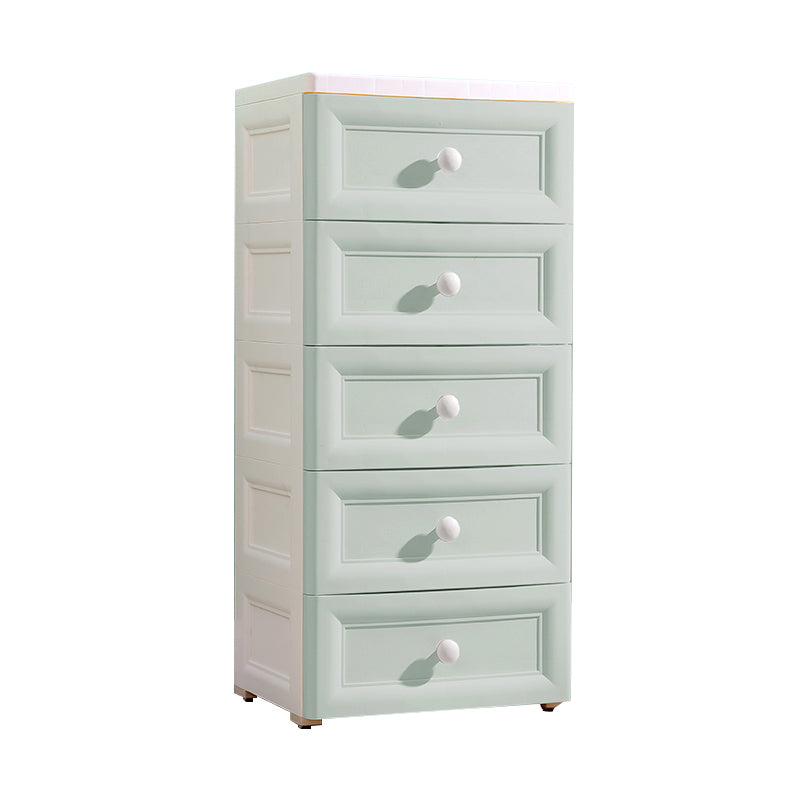 Non-Hanging Wardrobe Armoire Contemporary Plastic Storage Cabinet