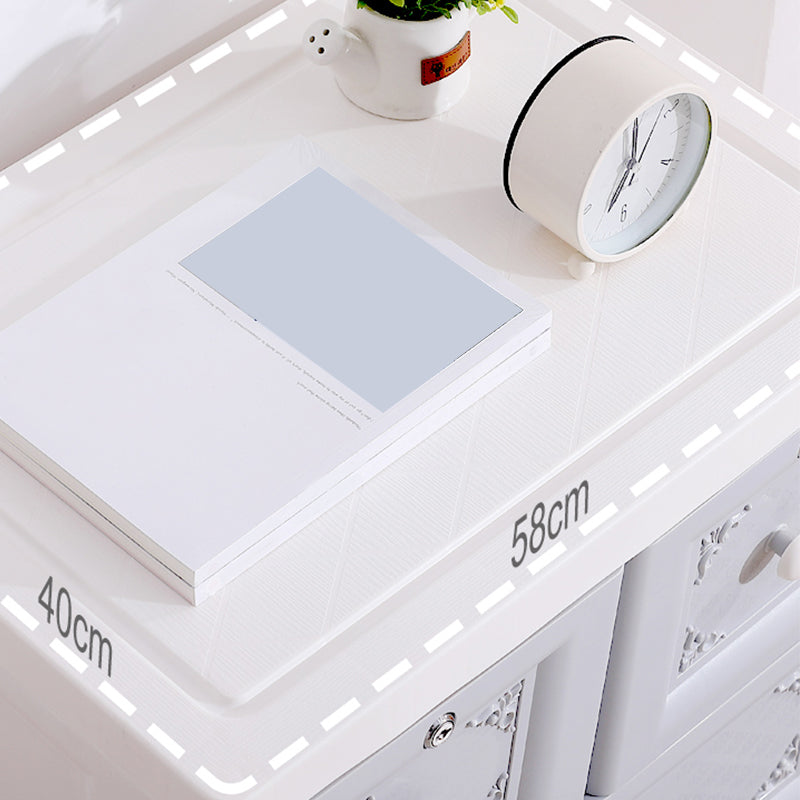 Non-Hanging Wardrobe Armoire Contemporary Plastic Storage Cabinet