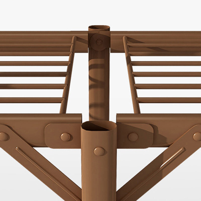 Metal Wardrobe Armoire with Legs Modern Wardrobe Closet with Shelves