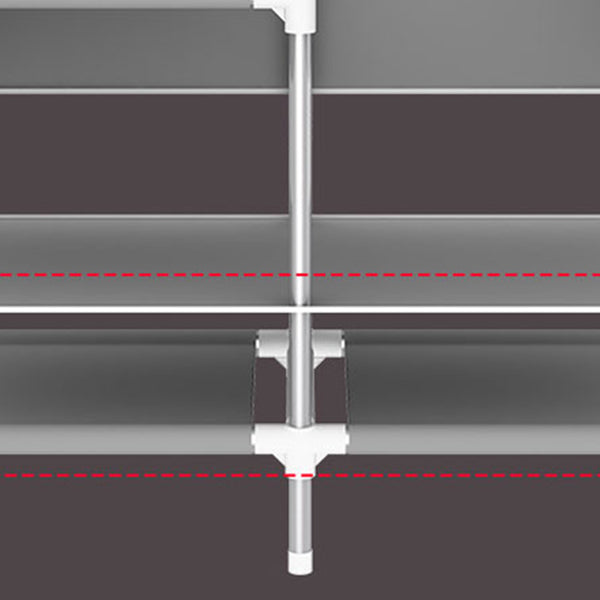 Hinged Wardrobe Cabinet Steel Wardrobe Armoire with Garment Rod