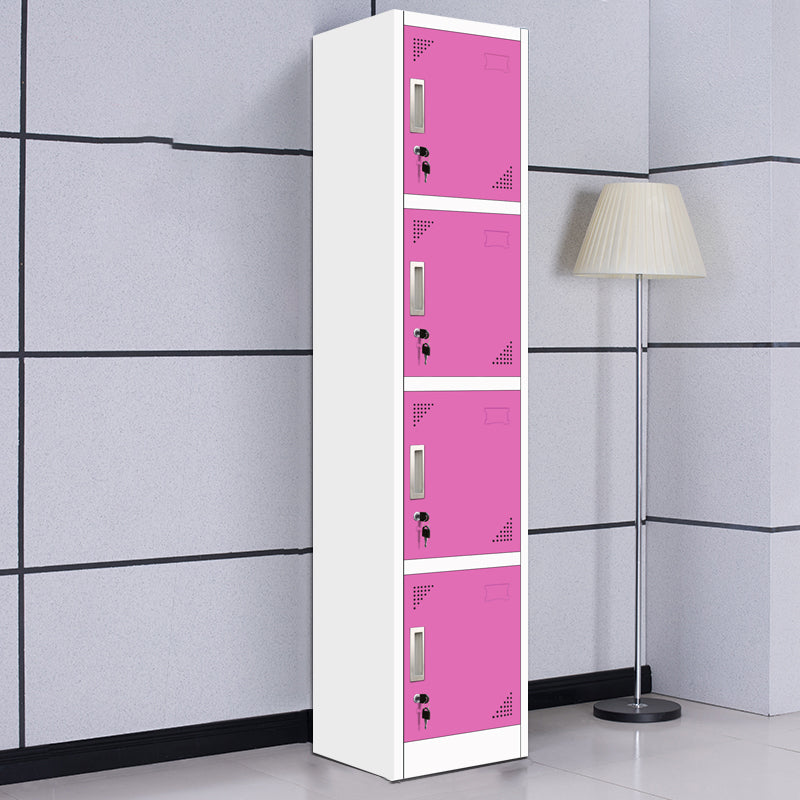 15"L Steel Wardrobe Armoire Modern Hinged Wardrobe Cabinet for Home