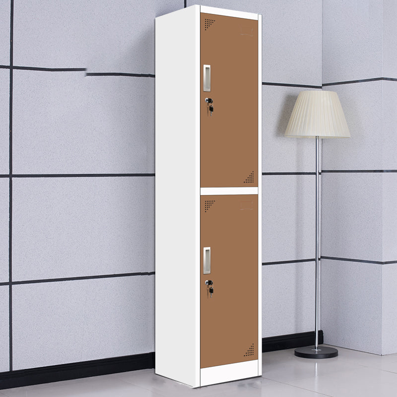 15"L Steel Wardrobe Armoire Modern Hinged Wardrobe Cabinet for Home