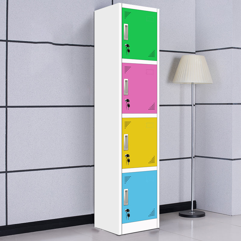 15"L Steel Wardrobe Armoire Modern Hinged Wardrobe Cabinet for Home