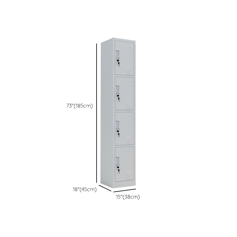 15"L White Wardrobe Armoire Modern Storage Cabinet for Home Use