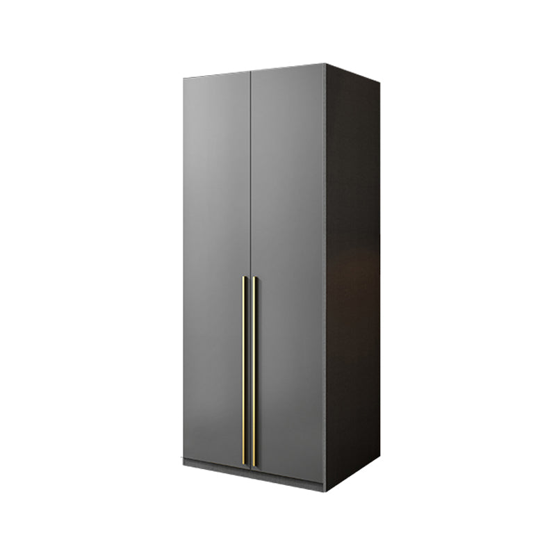 Black Colour Wooden Wardrobe Soft Close Drawer Wardrobe Closet for Home