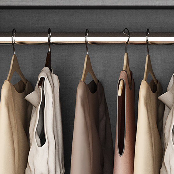 Black Colour Wooden Wardrobe Soft Close Drawer Wardrobe Closet for Home