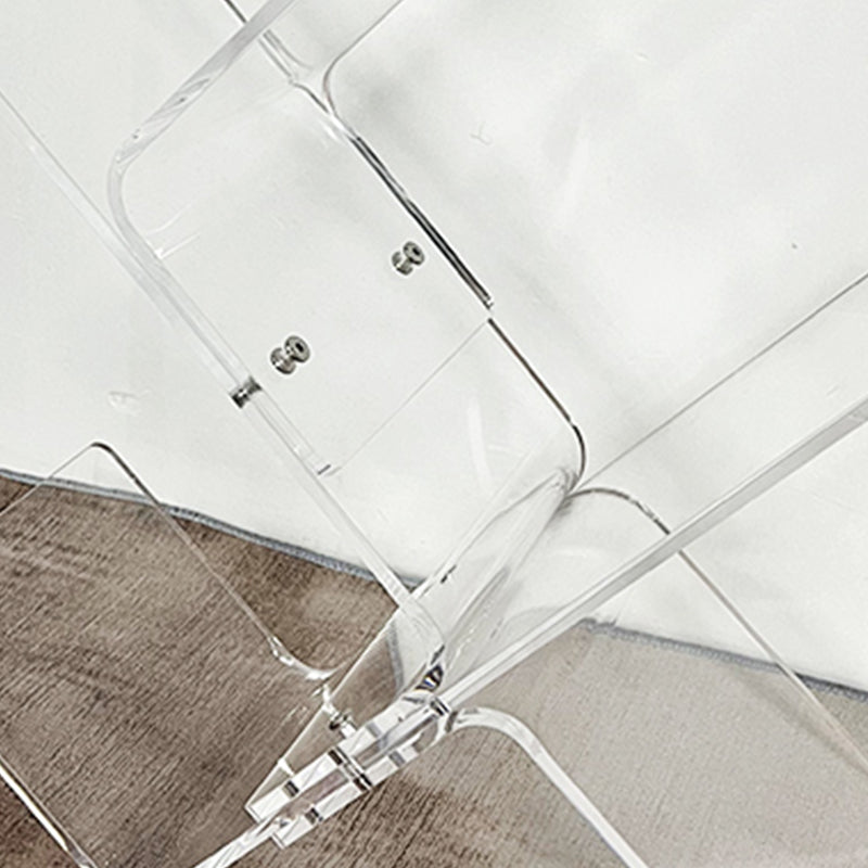 Modern Antique Finish Shelf Bookcase Acrylic Book Shelf with Shelves