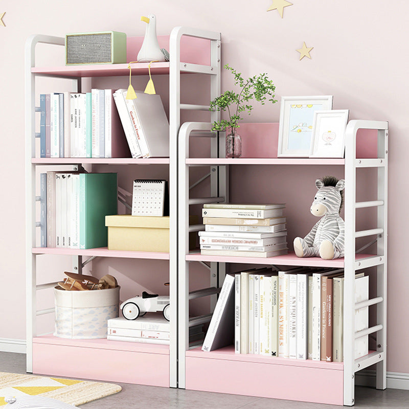 Standard 3 Shelves Bookcase Engineered Wood Contemporary Bookshelf