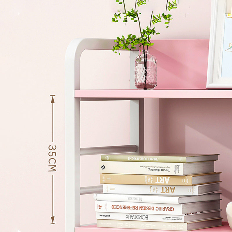 Standard 3 Shelves Bookcase Engineered Wood Contemporary Bookshelf