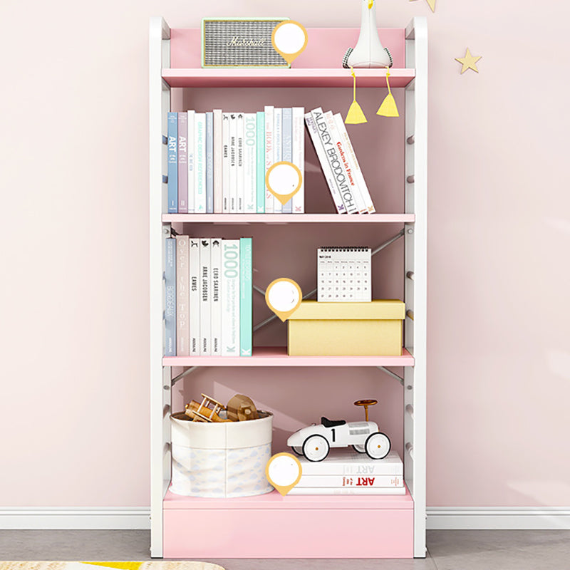 Standard 3 Shelves Bookcase Engineered Wood Contemporary Bookshelf