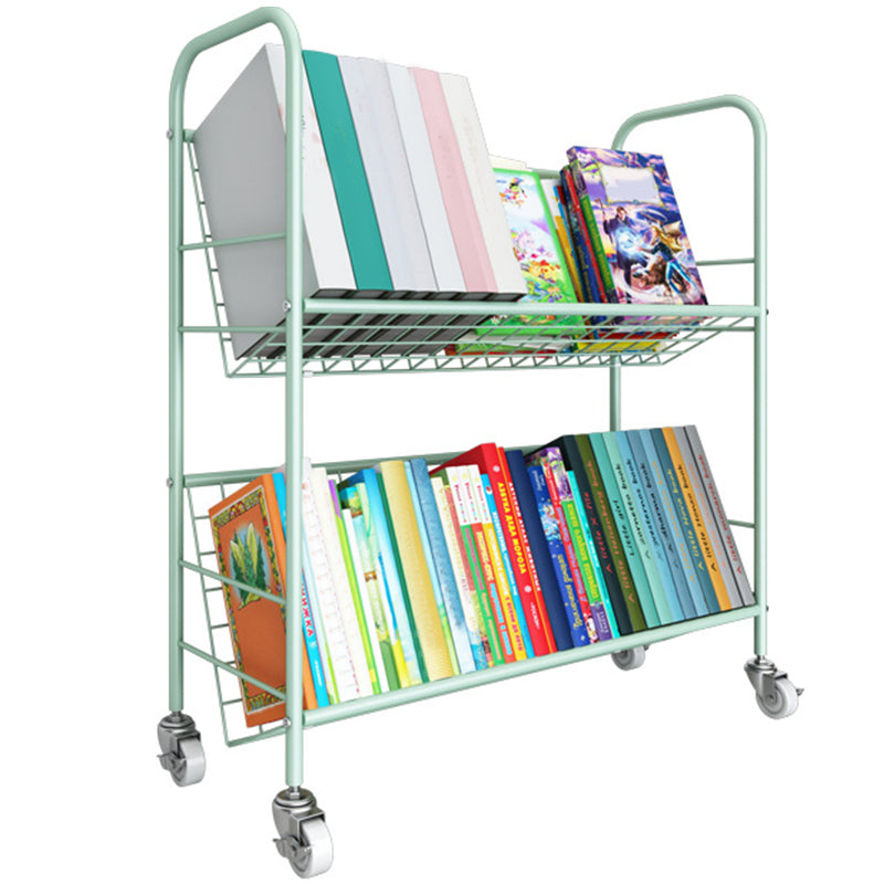 Shelves Included Standard Bookshelf Metal Contemporary Bookcase