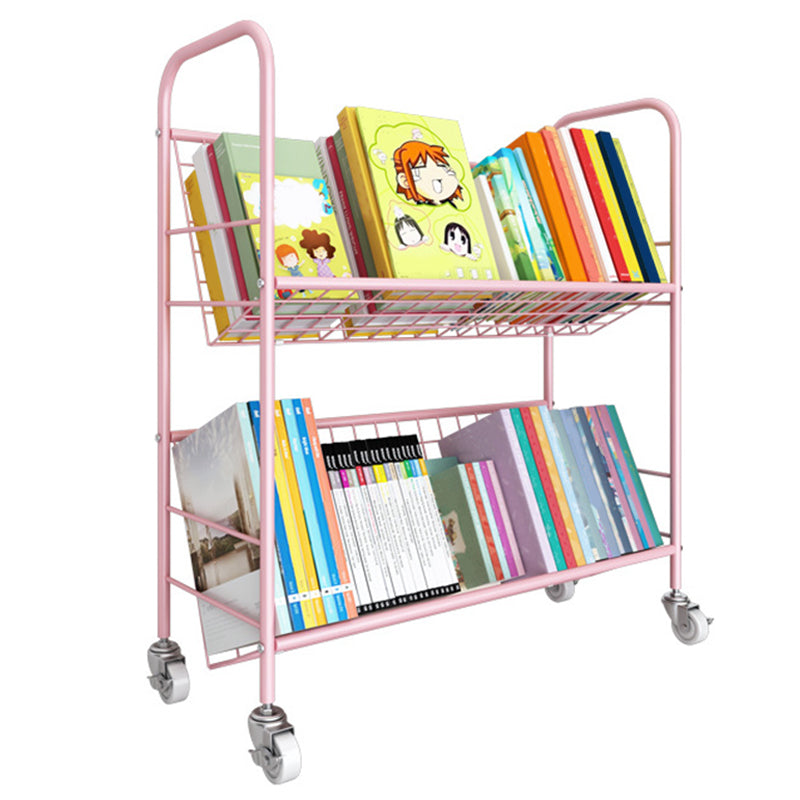 Shelves Included Standard Bookshelf Metal Contemporary Bookcase