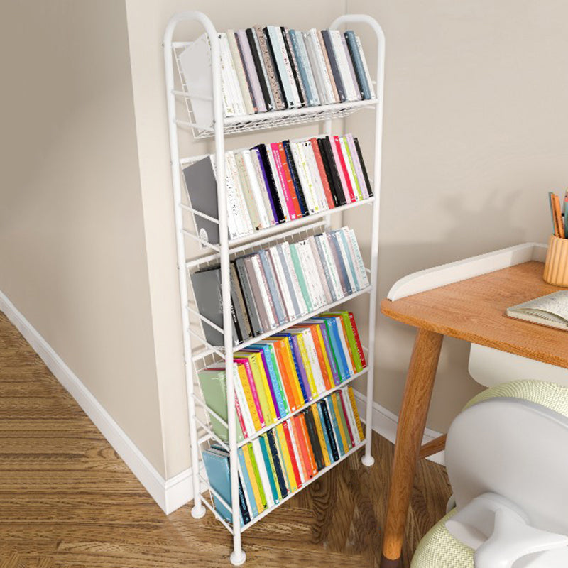 Shelves Included Standard Bookshelf Metal Contemporary Bookcase