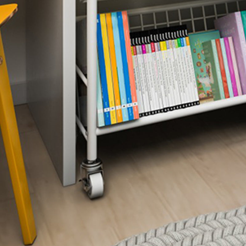 Shelves Included Standard Bookshelf Metal Contemporary Bookcase