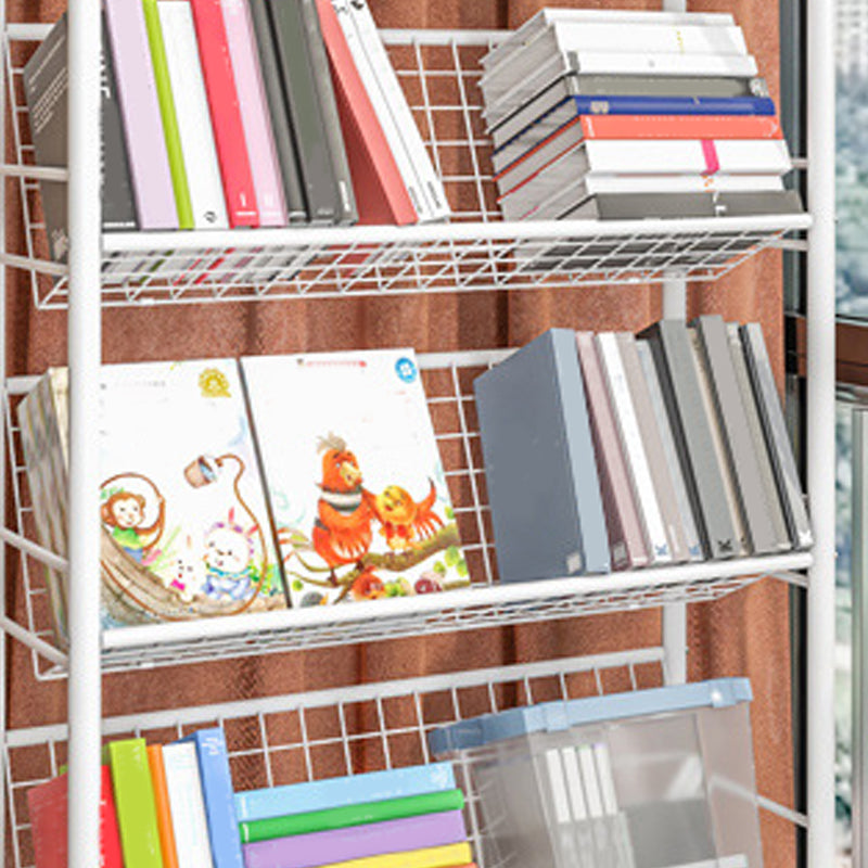 Shelves Included Standard Bookshelf Metal Contemporary Bookcase