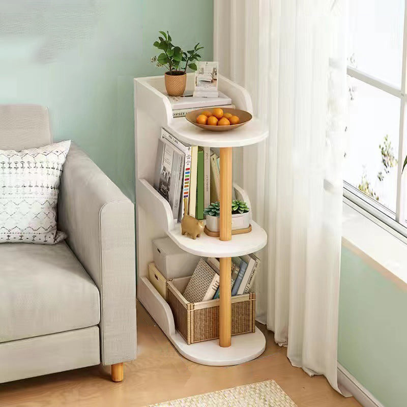 Contemporary Engineered Wood Bookcase Standard Open Back Bookshelf with Shelves