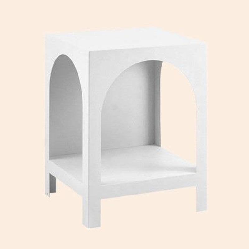 13.78" W Scandinavian Antique Finish Shelf Bookcase Metal Book Shelf with Shelves