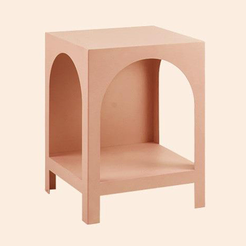 13.78" W Scandinavian Antique Finish Shelf Bookcase Metal Book Shelf with Shelves