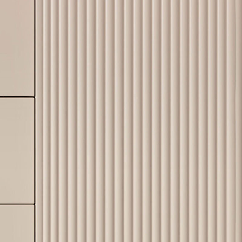 Glam Style Buffet Table Stone Side Board with Cabinet and Drawers