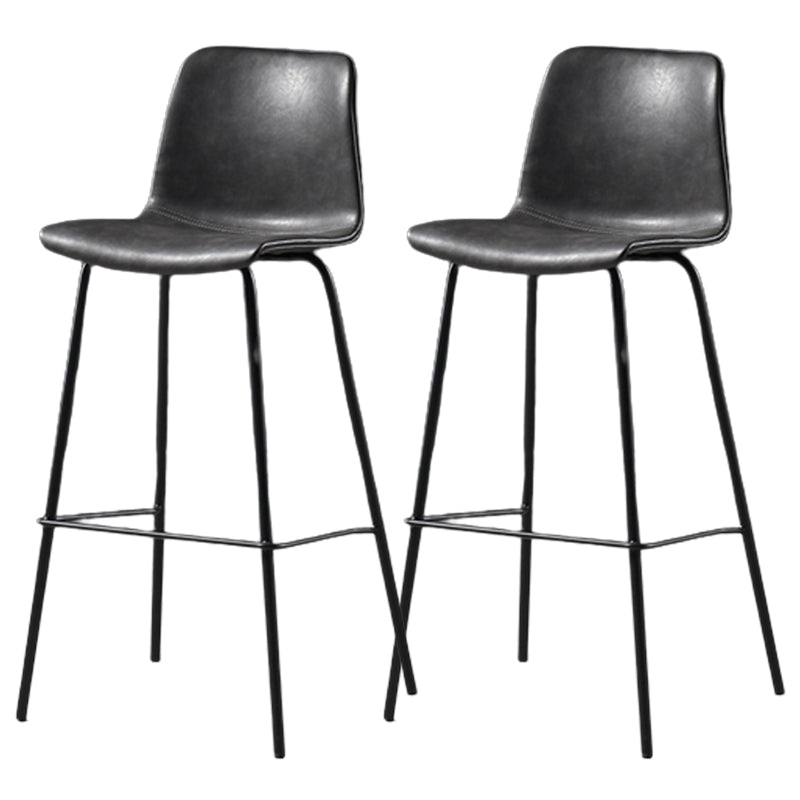 Modern Style Bar Stool Leather Backrest Counter Stool for Bristol