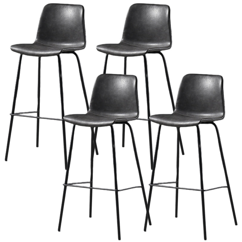 Modern Style Bar Stool Leather Backrest Counter Stool for Bristol