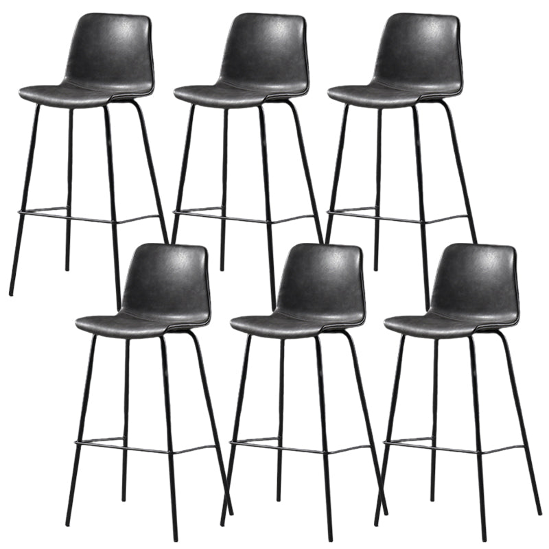 Modern Style Bar Stool Leather Backrest Counter Stool for Bristol