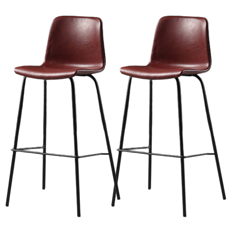 Modern Style Bar Stool Leather Backrest Counter Stool for Bristol