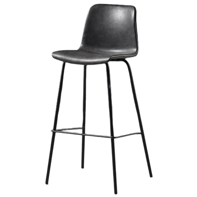 Modern Style Bar Stool Leather Backrest Counter Stool for Bristol