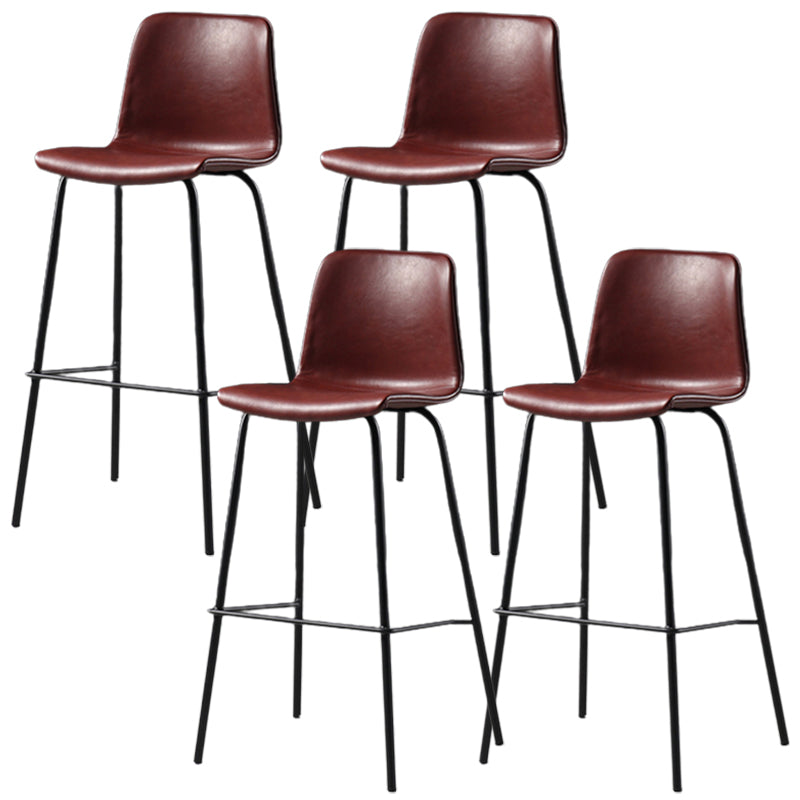 Modern Style Bar Stool Leather Backrest Counter Stool for Bristol
