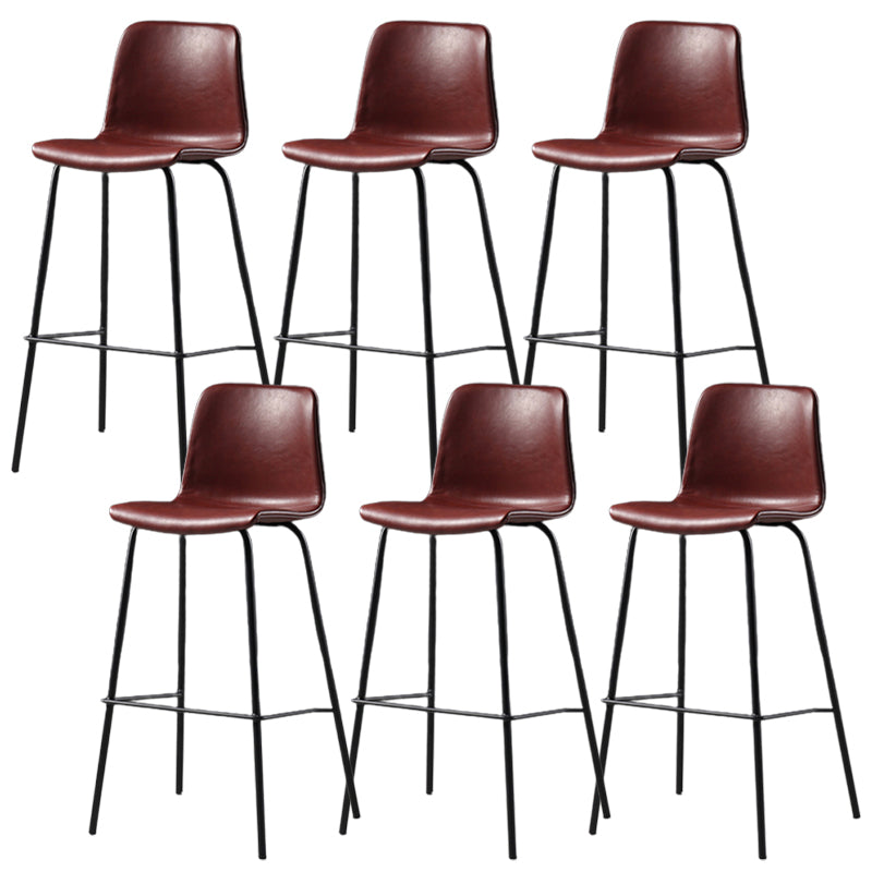 Modern Style Bar Stool Leather Backrest Counter Stool for Bristol