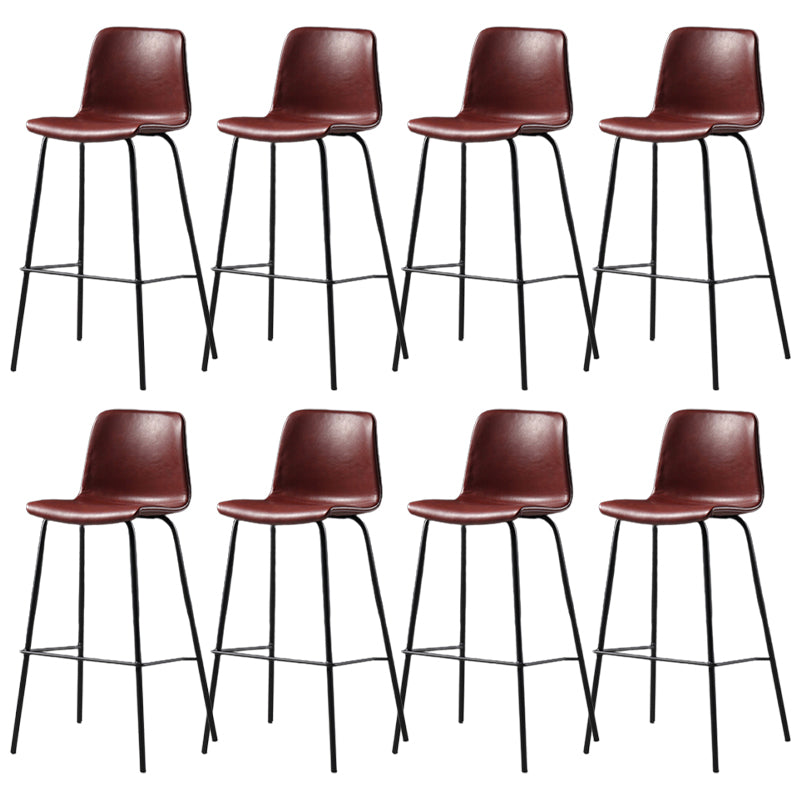 Modern Style Bar Stool Leather Backrest Counter Stool for Bristol