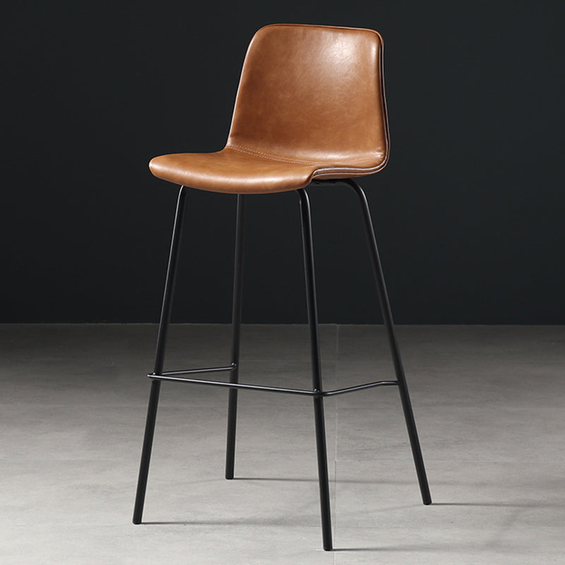 Modern Style Bar Stool Leather Backrest Counter Stool for Bristol