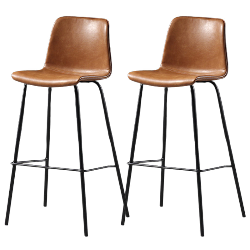 Modern Style Bar Stool Leather Backrest Counter Stool for Bristol