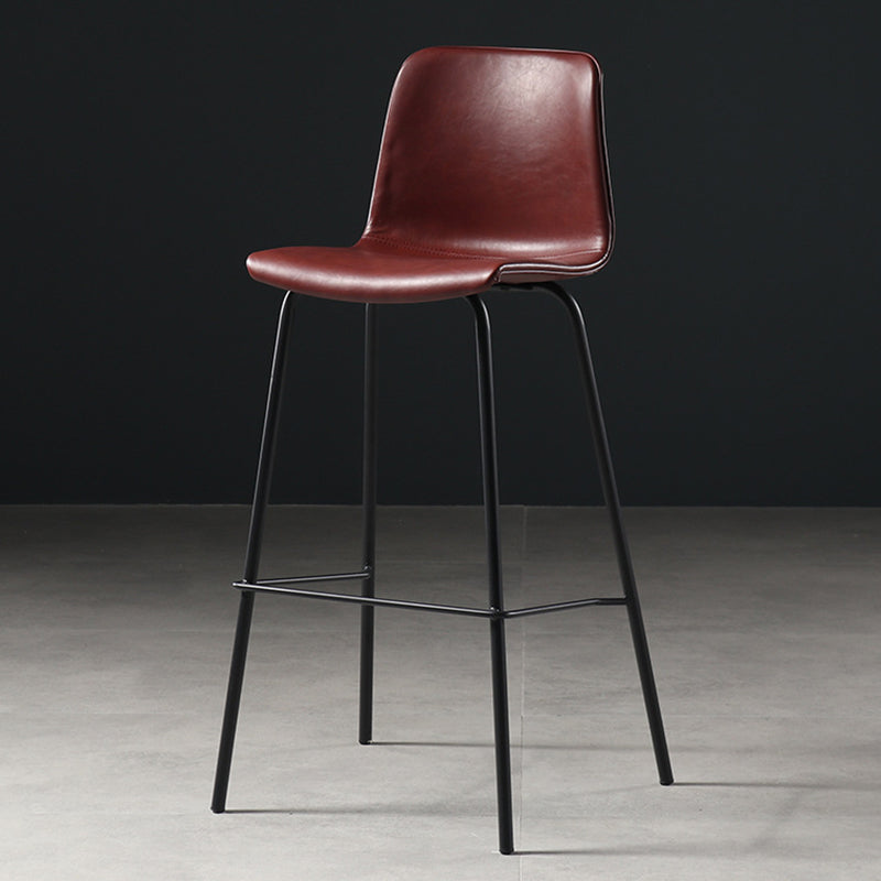 Modern Style Bar Stool Leather Backrest Counter Stool for Bristol