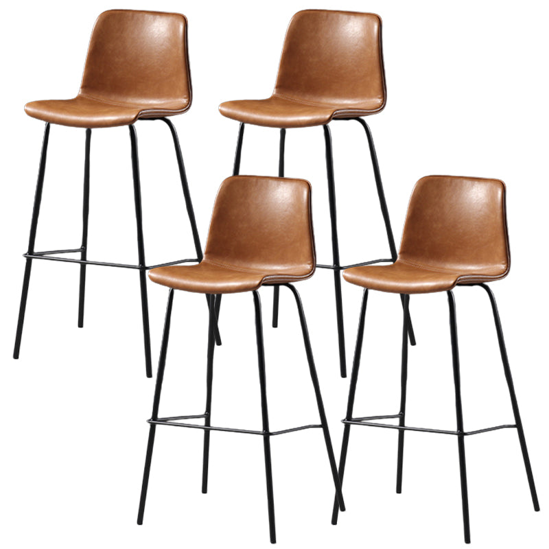 Modern Style Bar Stool Leather Backrest Counter Stool for Bristol