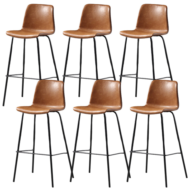 Modern Style Bar Stool Leather Backrest Counter Stool for Bristol