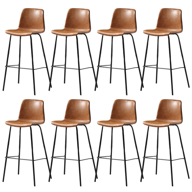 Modern Style Bar Stool Leather Backrest Counter Stool for Bristol