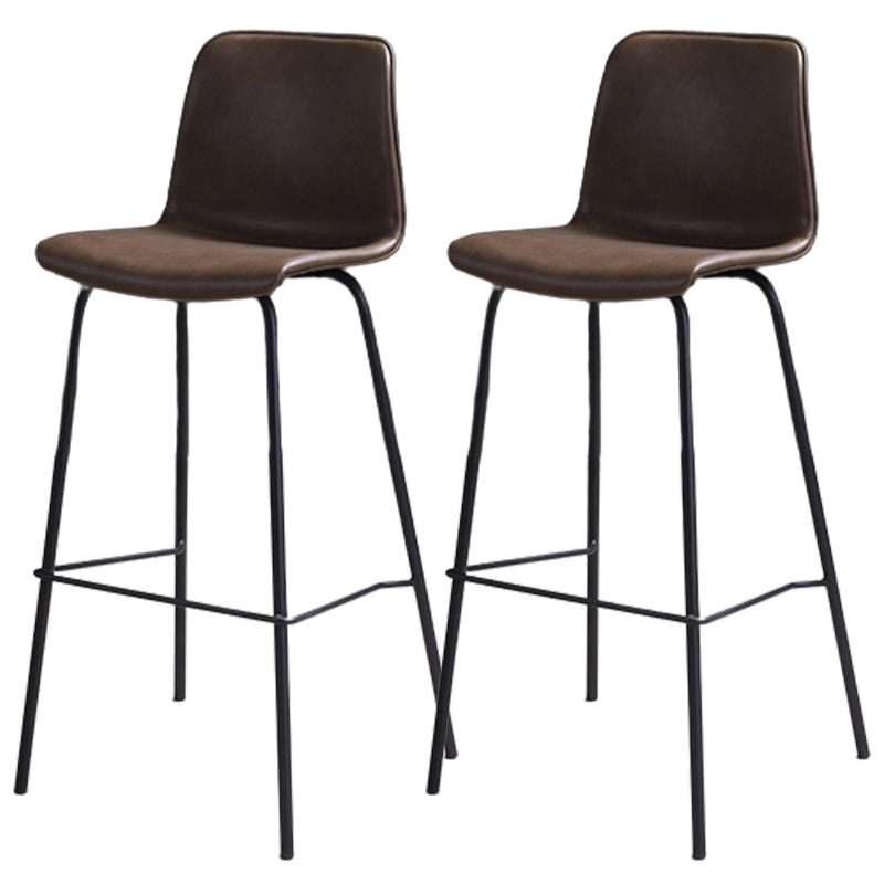 Modern Style Bar Stool Leather Backrest Counter Stool for Bristol