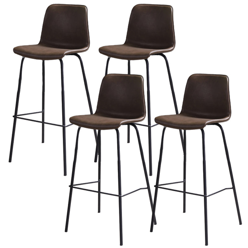 Modern Style Bar Stool Leather Backrest Counter Stool for Bristol