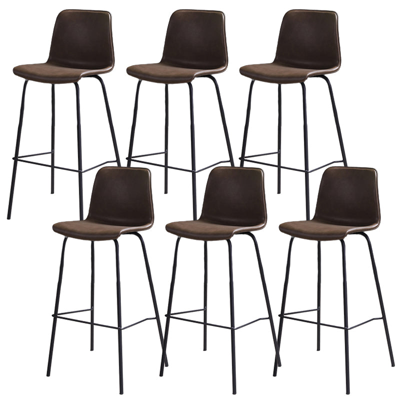 Modern Style Bar Stool Leather Backrest Counter Stool for Bristol