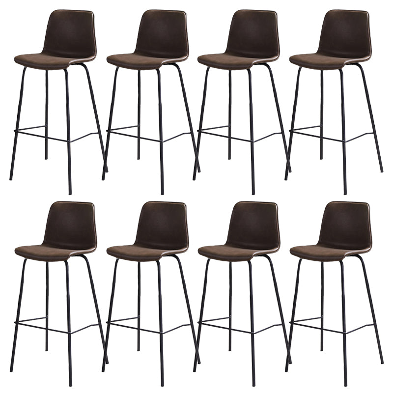 Modern Style Bar Stool Leather Backrest Counter Stool for Bristol
