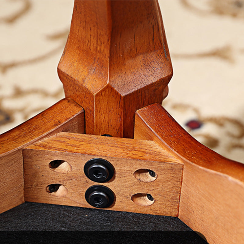 Mid-Century Modern Ottoman Faux Leather Tufted Nailhead Trim Rectangle Ottoman