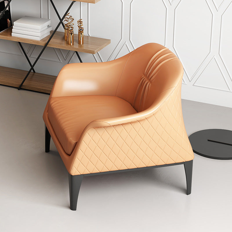 Living Room Mid-century Modern Accent Armchair Solid Color Arm Chair