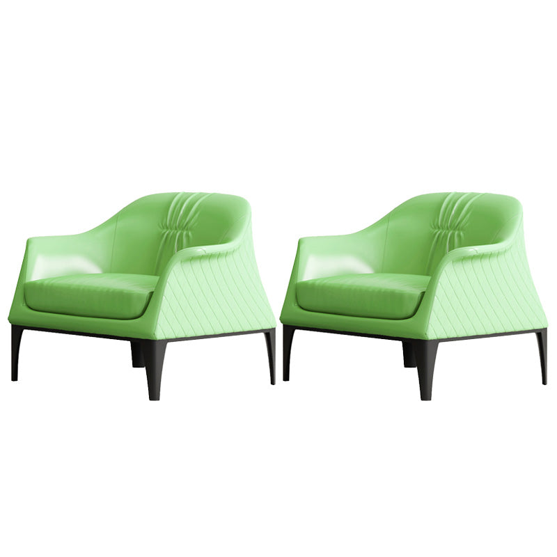 Living Room Mid-century Modern Accent Armchair Solid Color Arm Chair