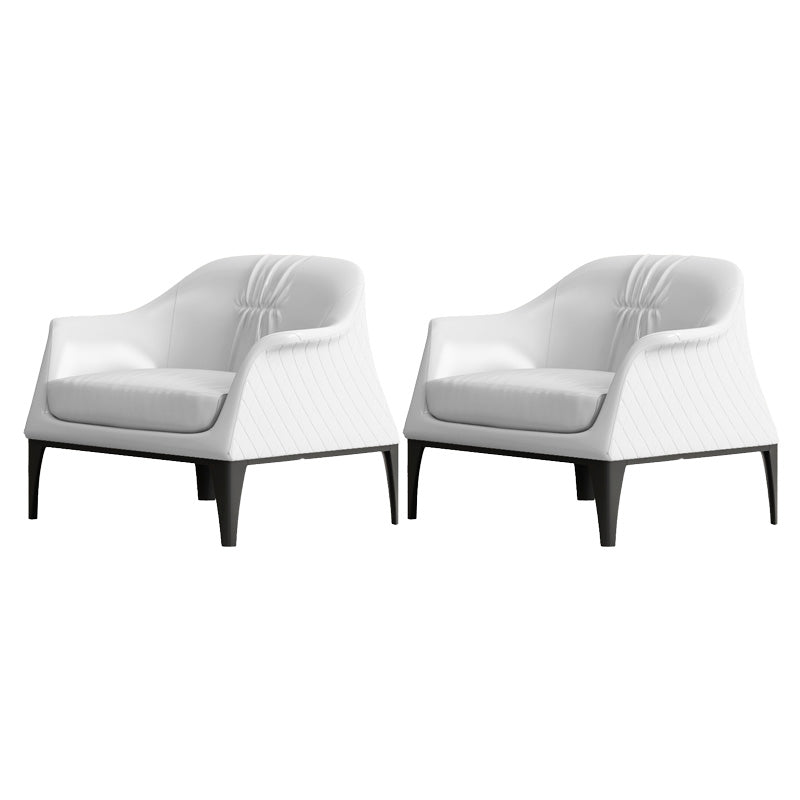 Living Room Mid-century Modern Accent Armchair Solid Color Arm Chair