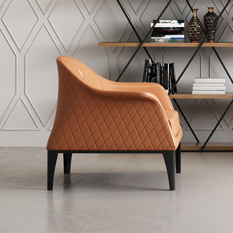 Living Room Mid-century Modern Accent Armchair Solid Color Arm Chair