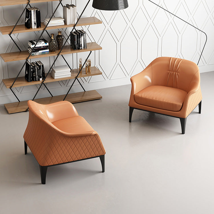 Living Room Mid-century Modern Accent Armchair Solid Color Arm Chair