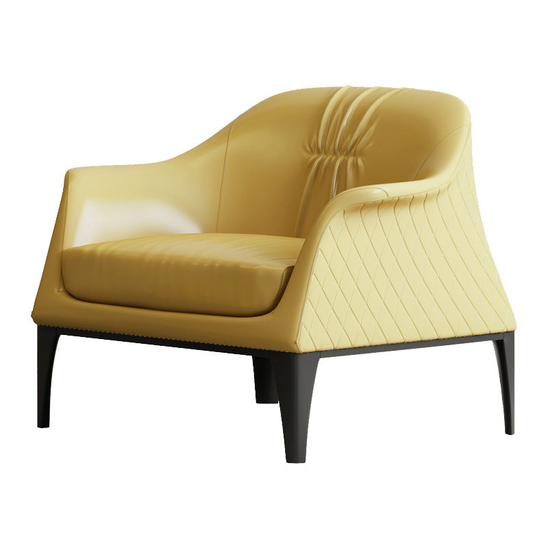 Living Room Mid-century Modern Accent Armchair Solid Color Arm Chair